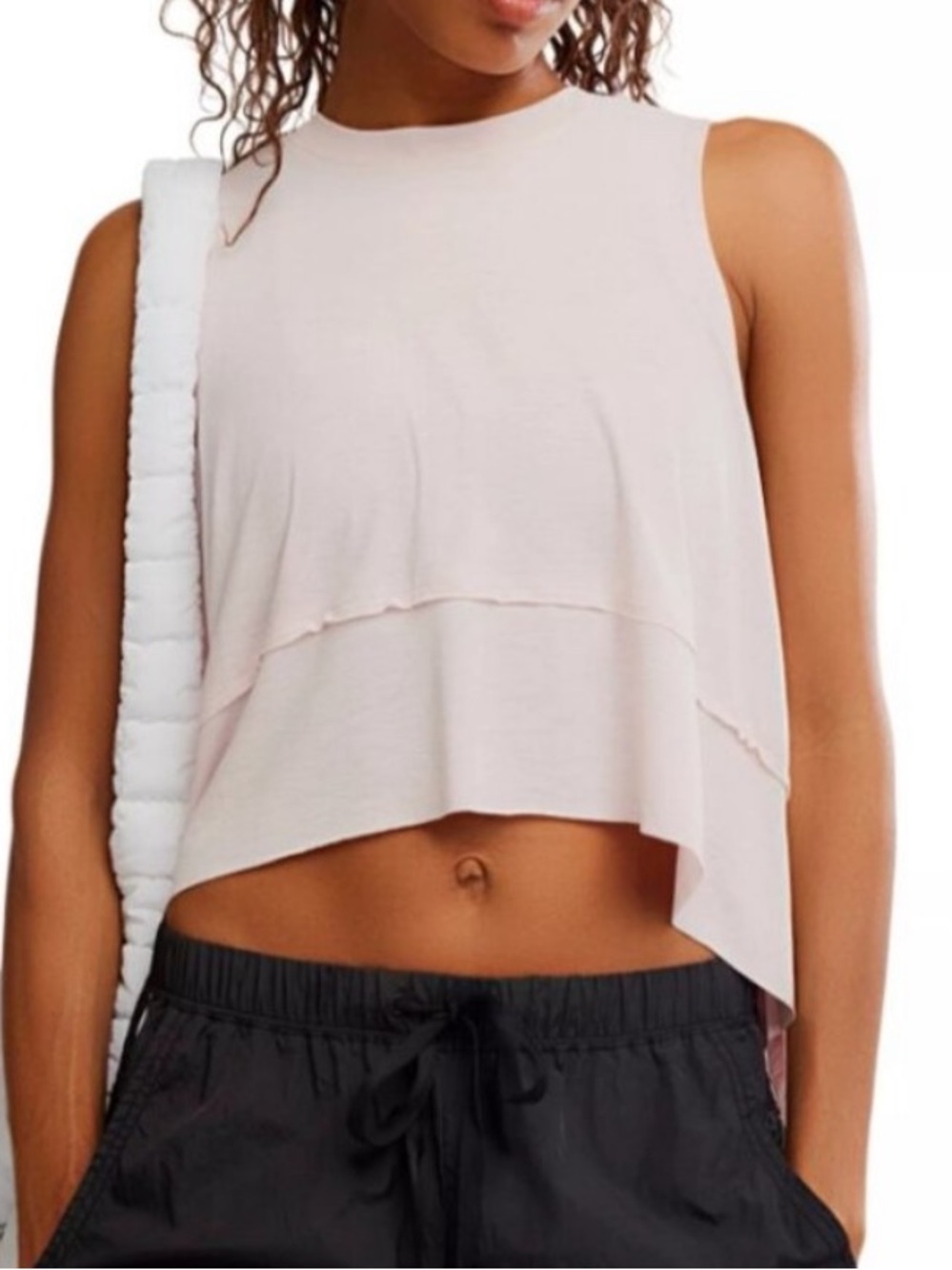 Free People Movement Rose Water Tempo Tank NWT